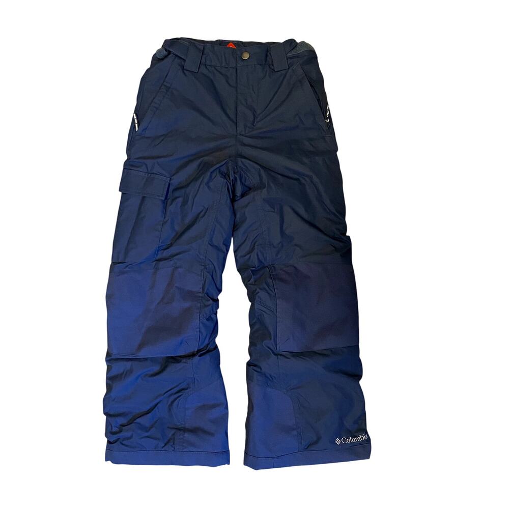 Columbia Bugaboo Omni-Heat Waterproof Youth Size S (8) Blue Snow Pants